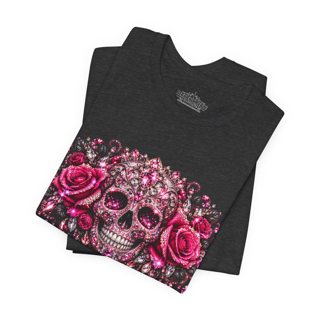 Sugar Skull Roses Gothic T-Shirt