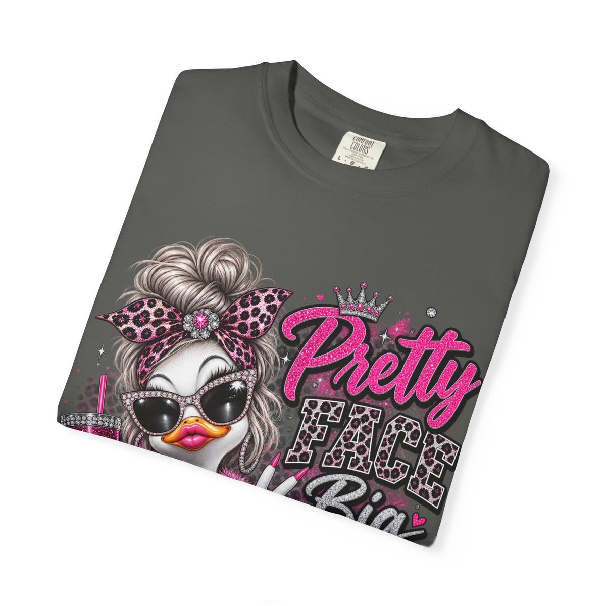 Pretty Big Attitude T‑Shirt — Cute Sassy Graphic Tee