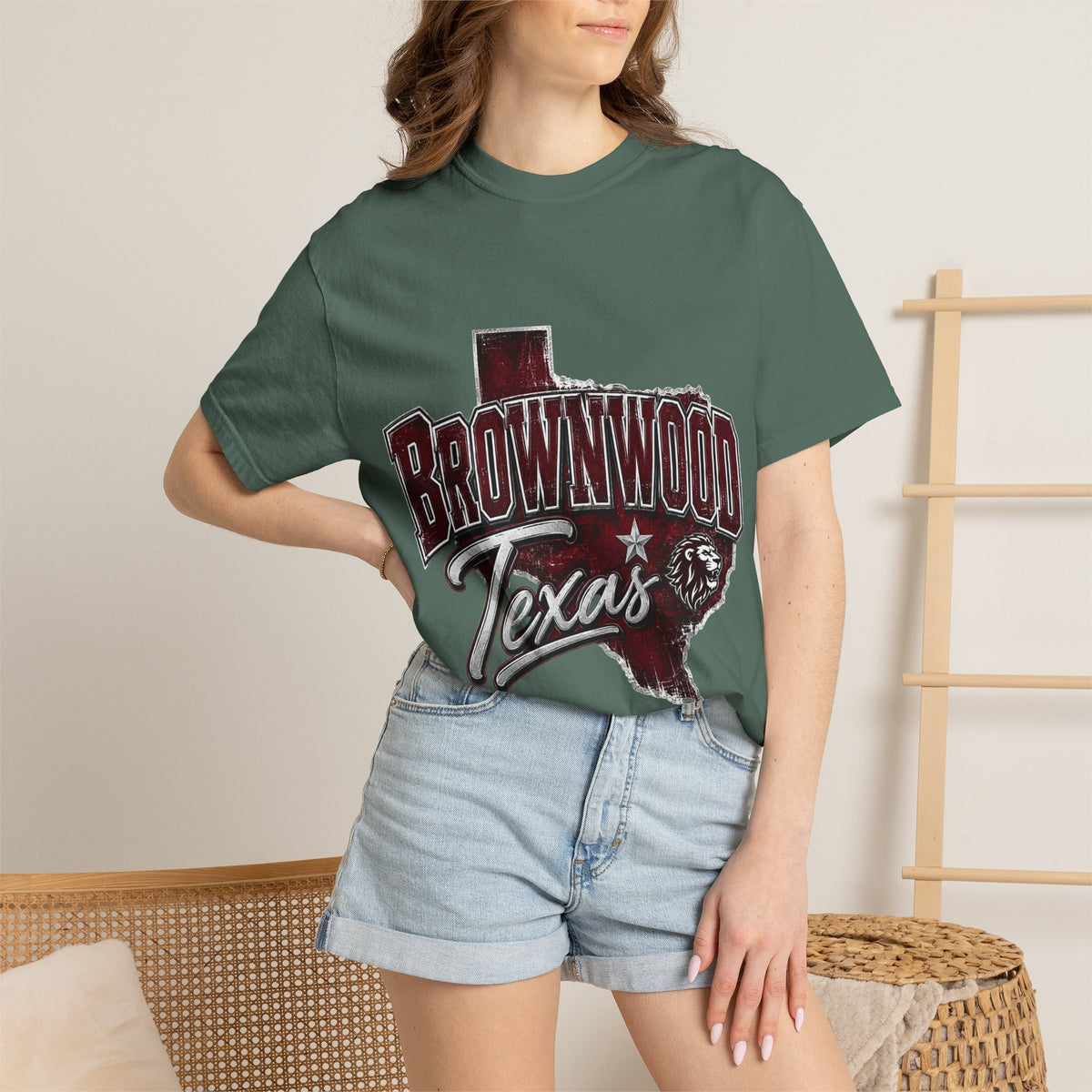 Brownwood Texas Unisex Garment-Dyed T-shirt
