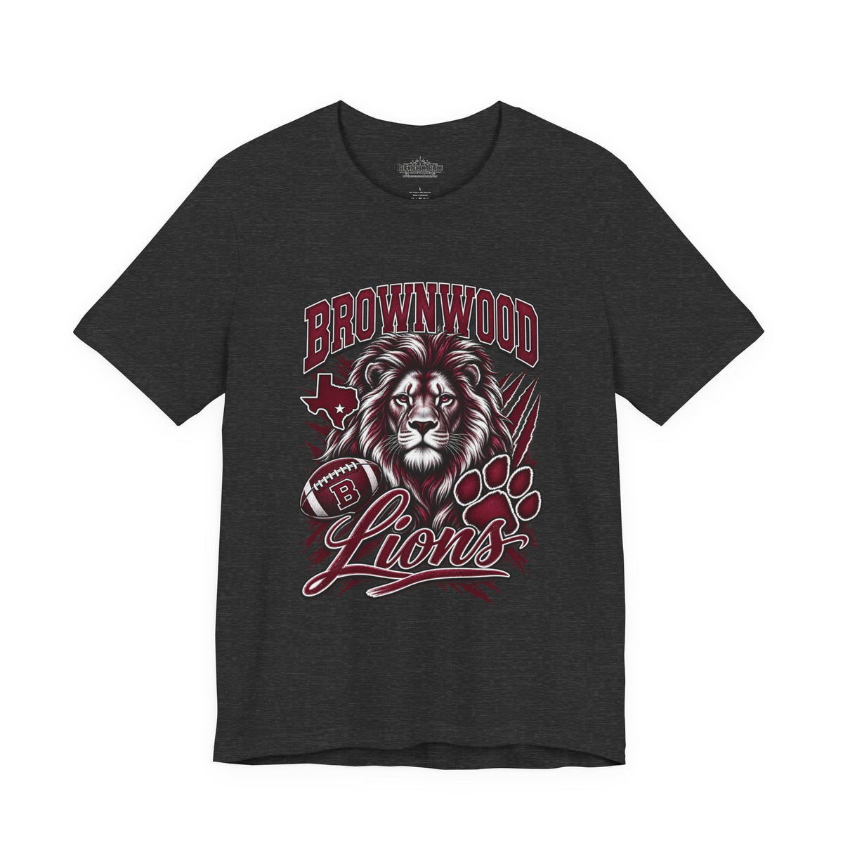 Brownwood Lions Vintage Lion Graphic T-Shirt