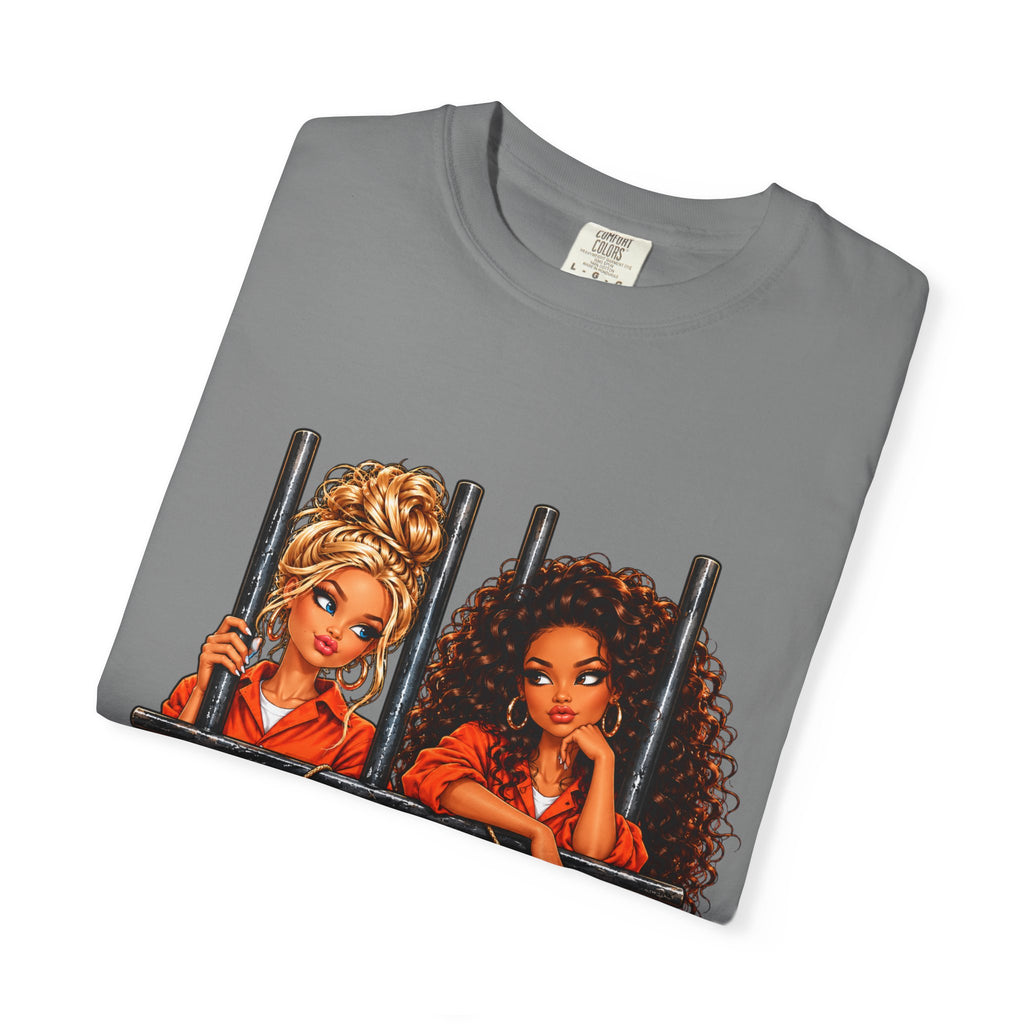 Prison BFFs Graphic T-Shirt — “Me and My Emergency Contact in the Same Emergency”