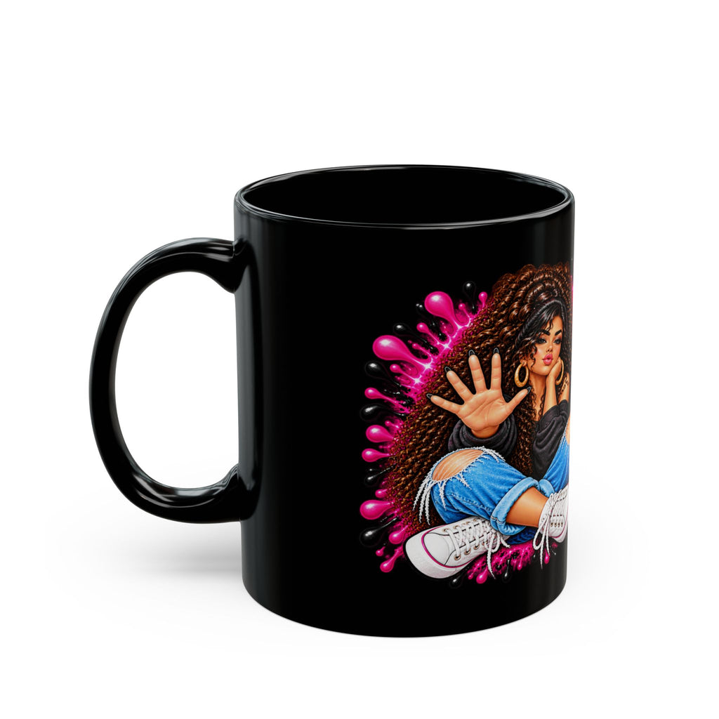 "Don't Look at Me, Don't Talk to Me, Don't Touch Me" Bold Afrocentric Graphic
