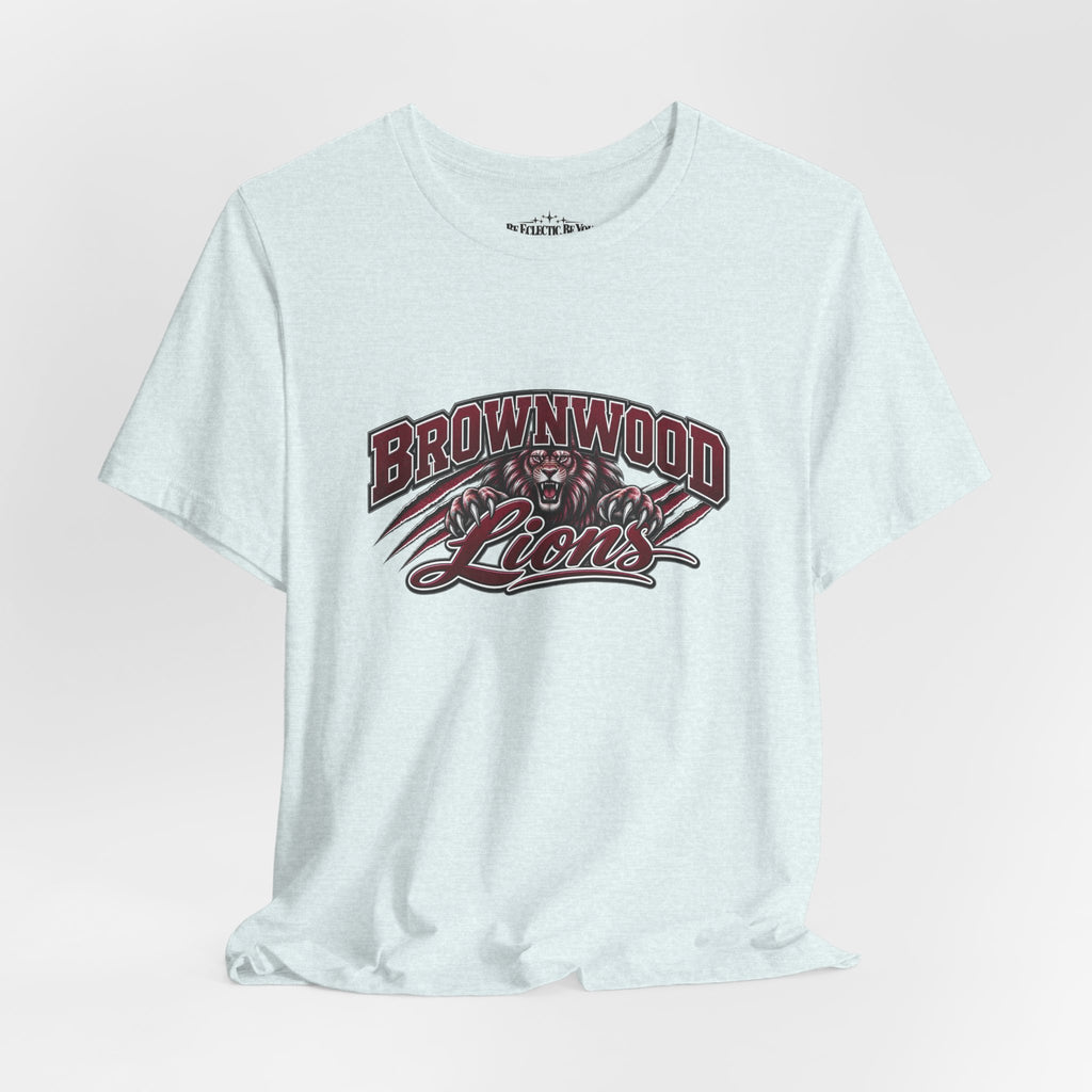 Brownwood Lions Vintage School Graphic T-Shirt