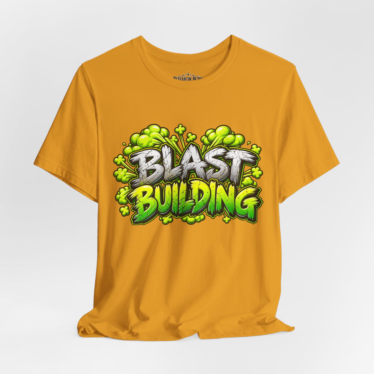 Blast Building Warning Blast Zone Graphic T-Shirt