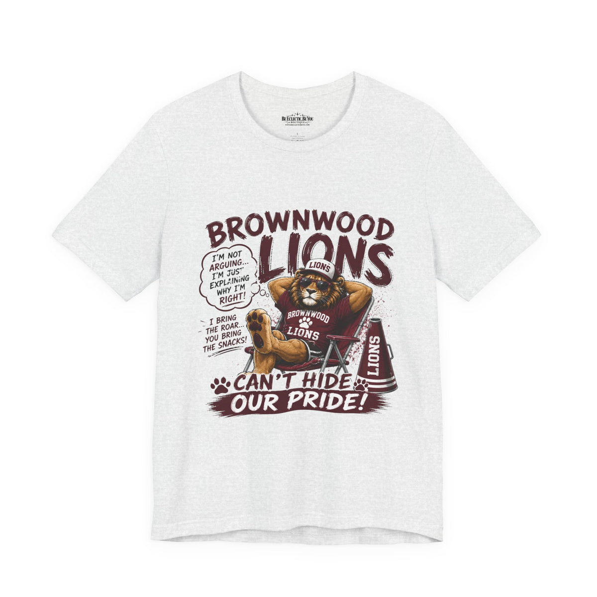 Brownwood Lions Can’t Hide Our Pride Graphic T-Shirt