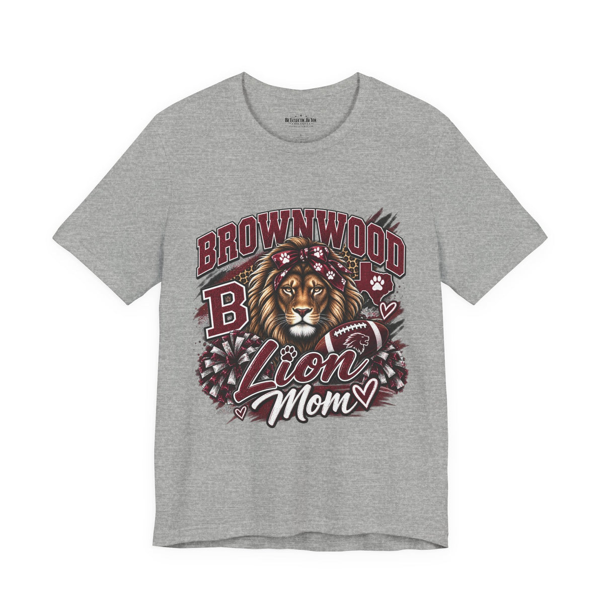 Brownwood B Lion Mom Graphic Tee