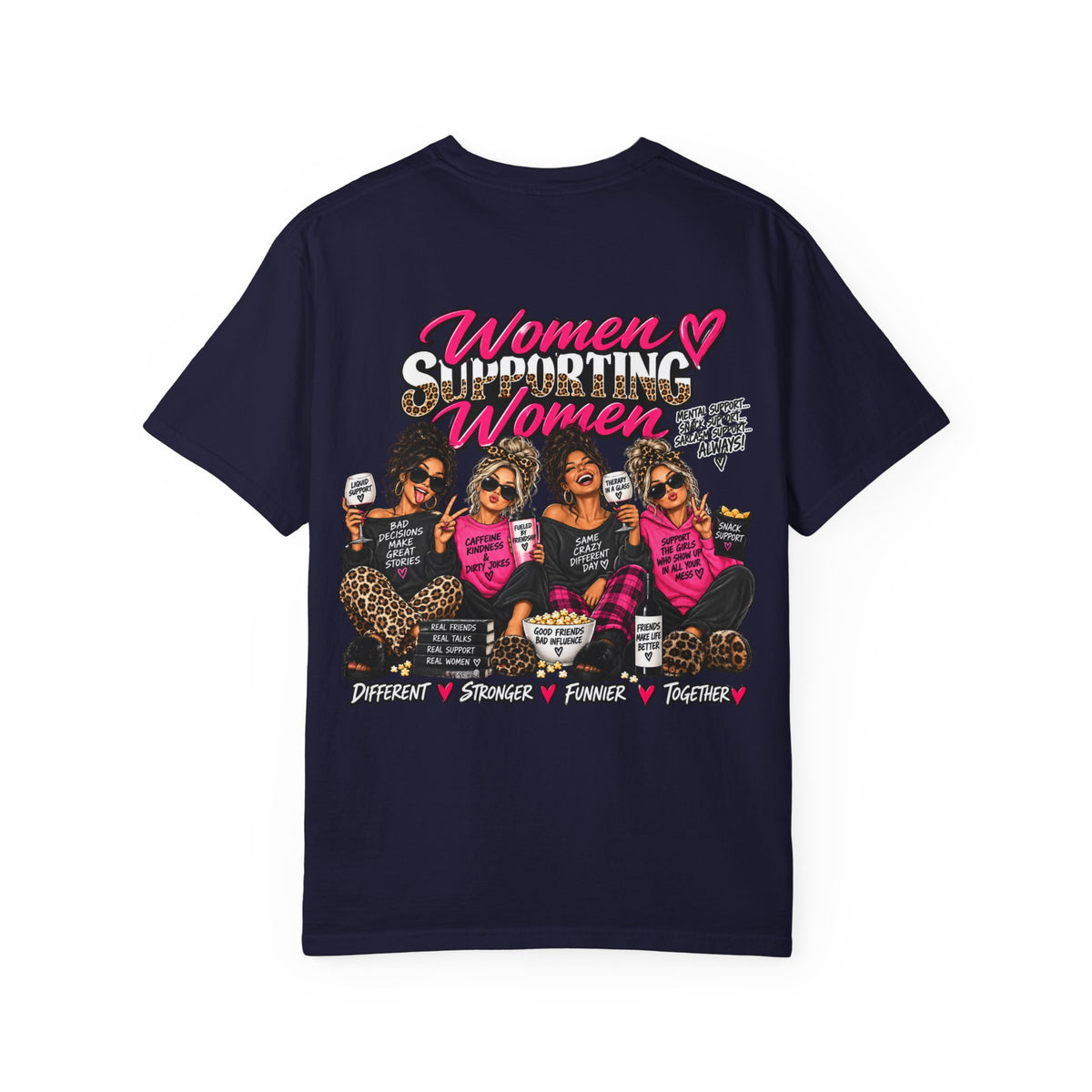 Women Supporting Women T-Shirt — Empowerment Graphic Tee (Breast Cancer Awareness)