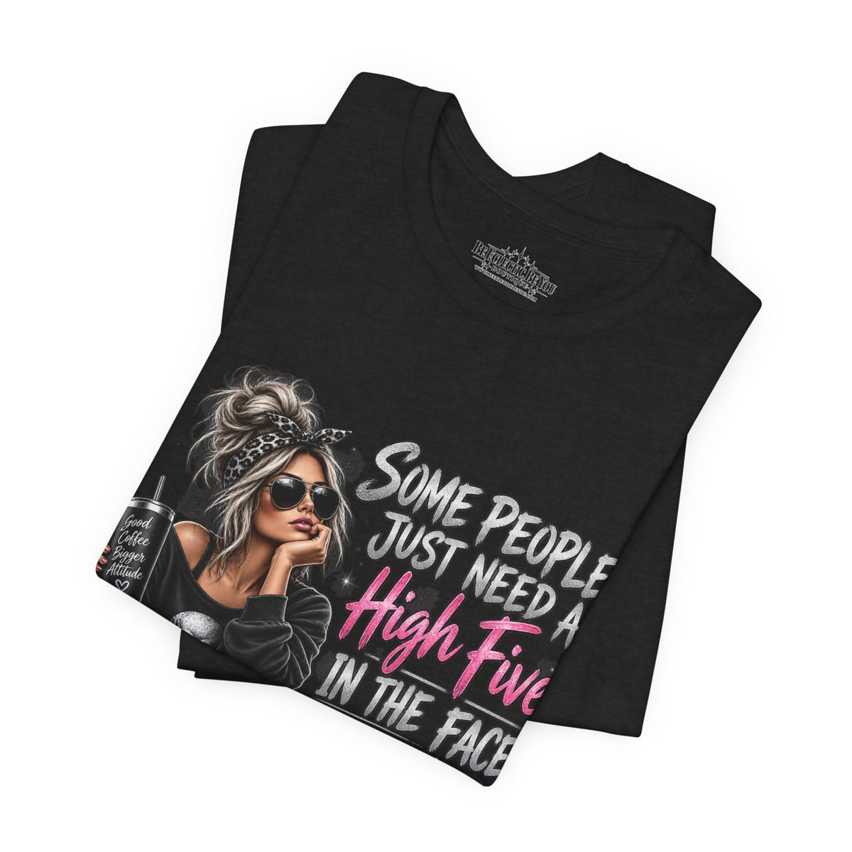 Some People Just Need a High Five in the Face with a Chair Graphic T-Shirt