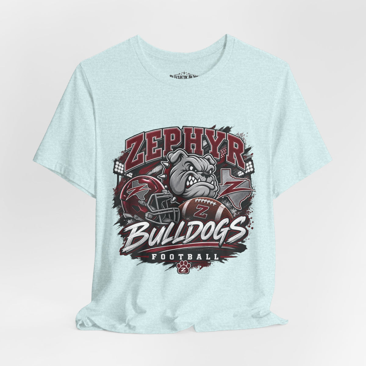 Zephyr Bulldogs Football Graphic Tee