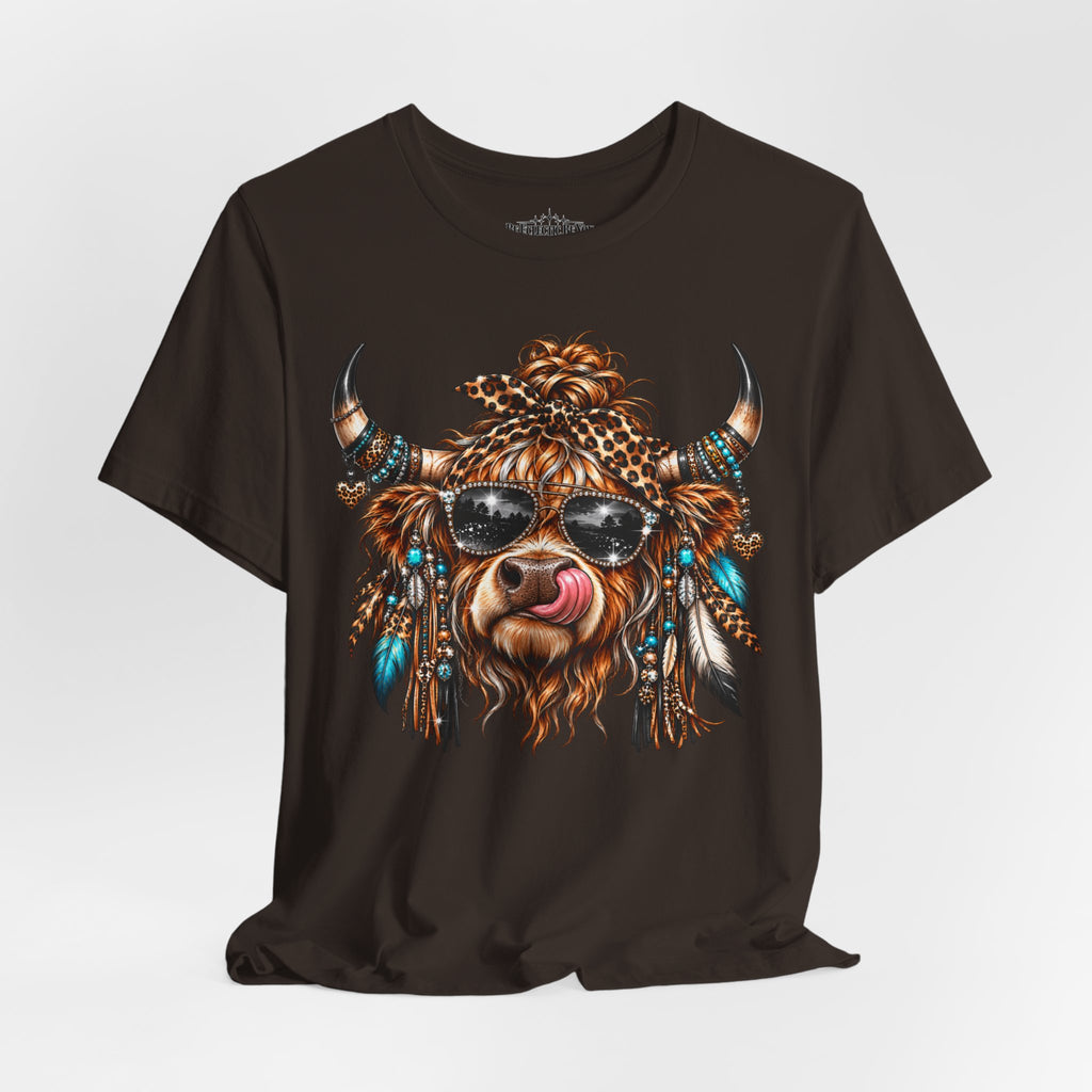Highland Cow Graphic T-Shirt