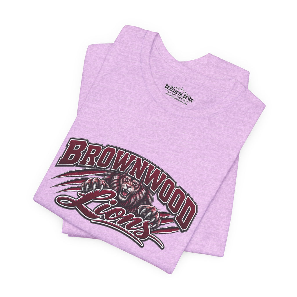 Brownwood Lions Vintage School Graphic T-Shirt