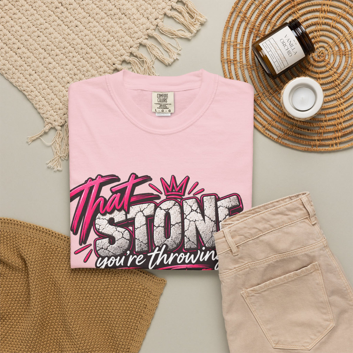 That Stone You're Throwing Tee — Funny Personalized Brick Quote T-Shirt