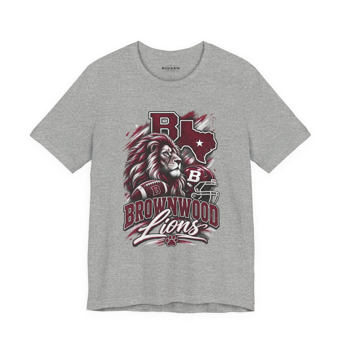Brownwood Lions Mascot Graphic T-Shirt