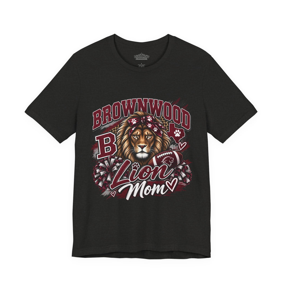 Brownwood B Lion Mom Graphic Tee