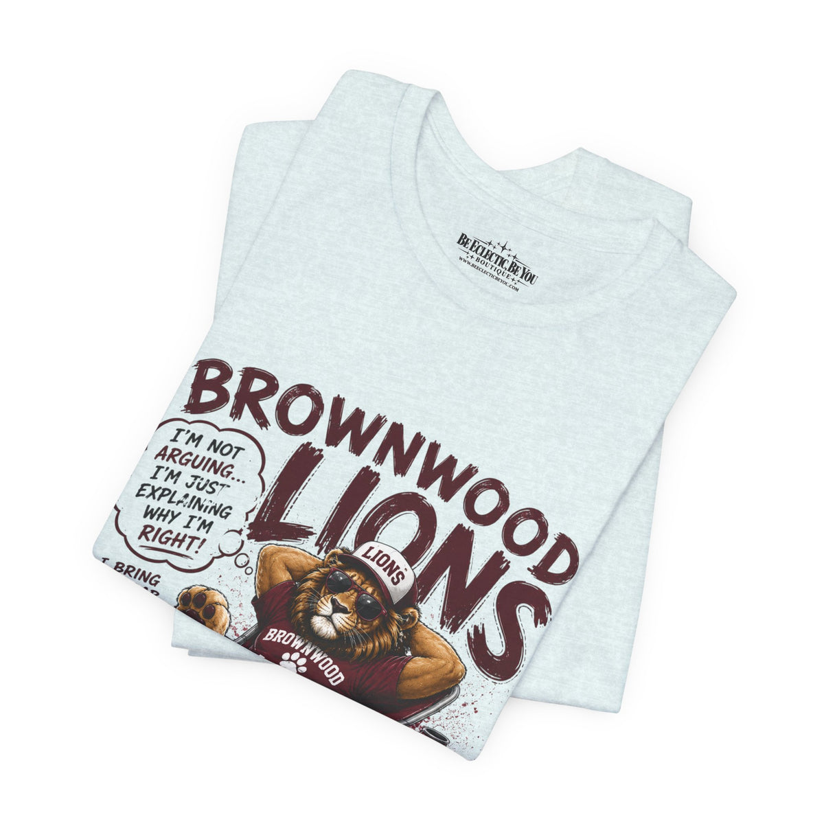 Brownwood Lions Can’t Hide Our Pride Graphic T-Shirt