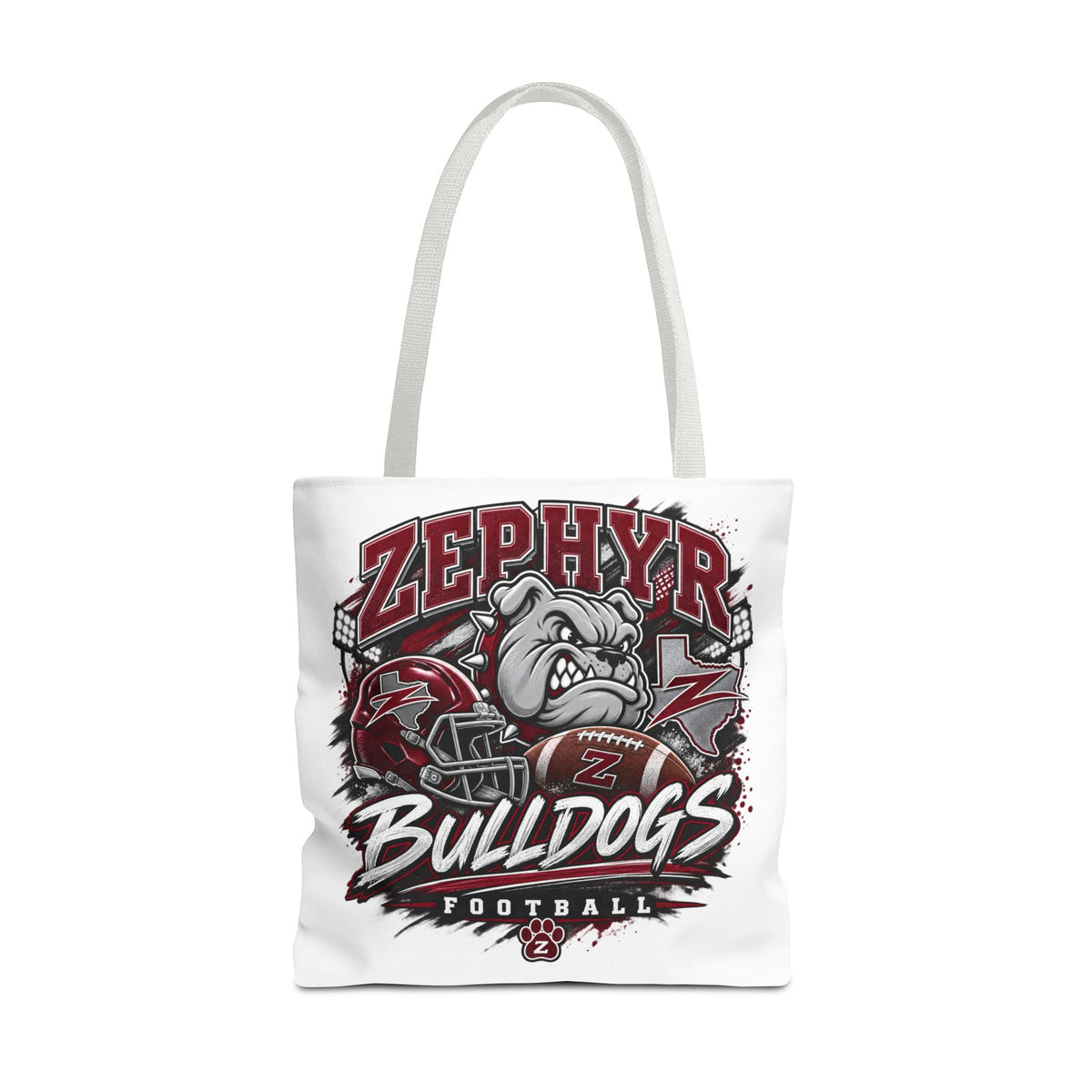 Zephyr Bulldogs Football Tote
