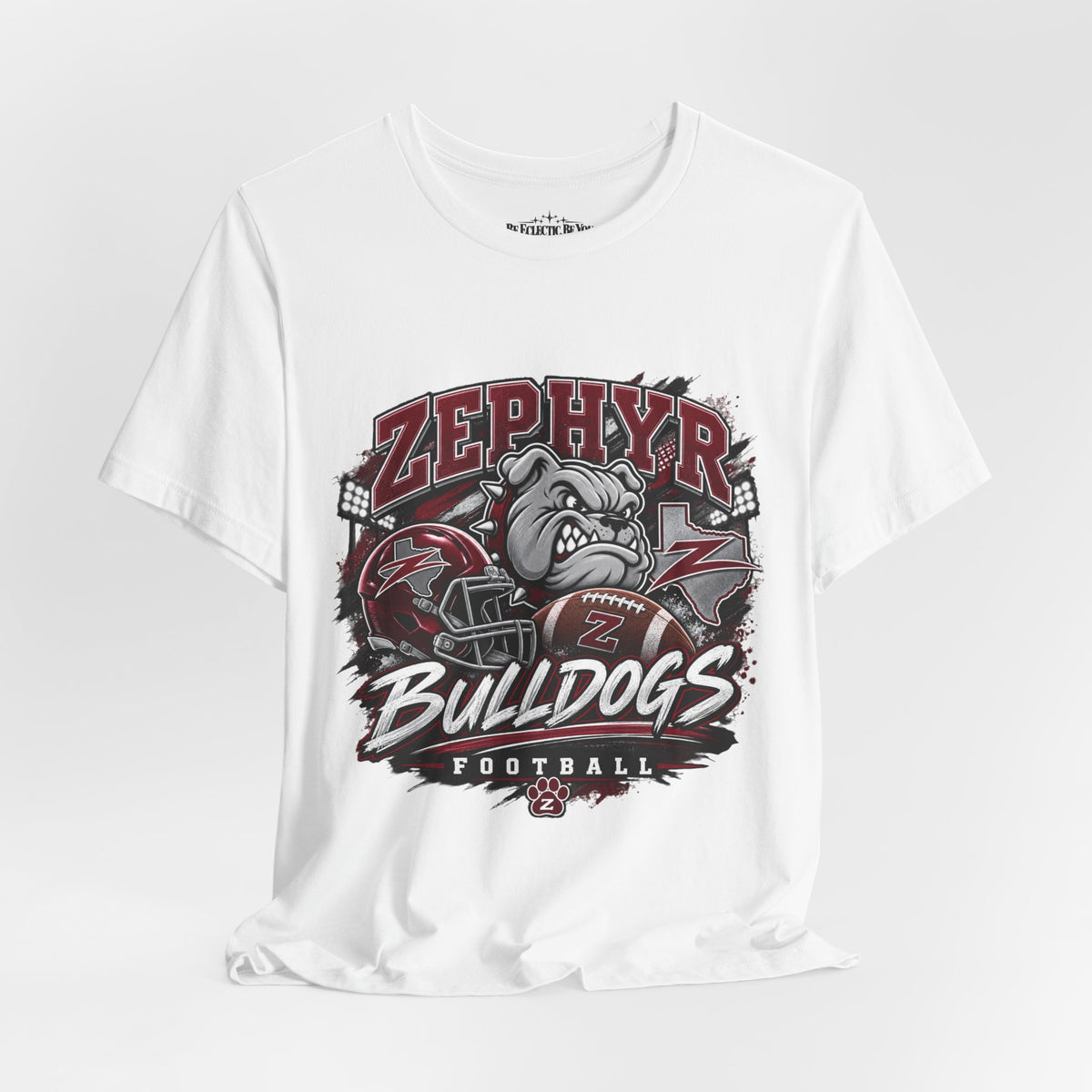 Zephyr Bulldogs Football Graphic Tee
