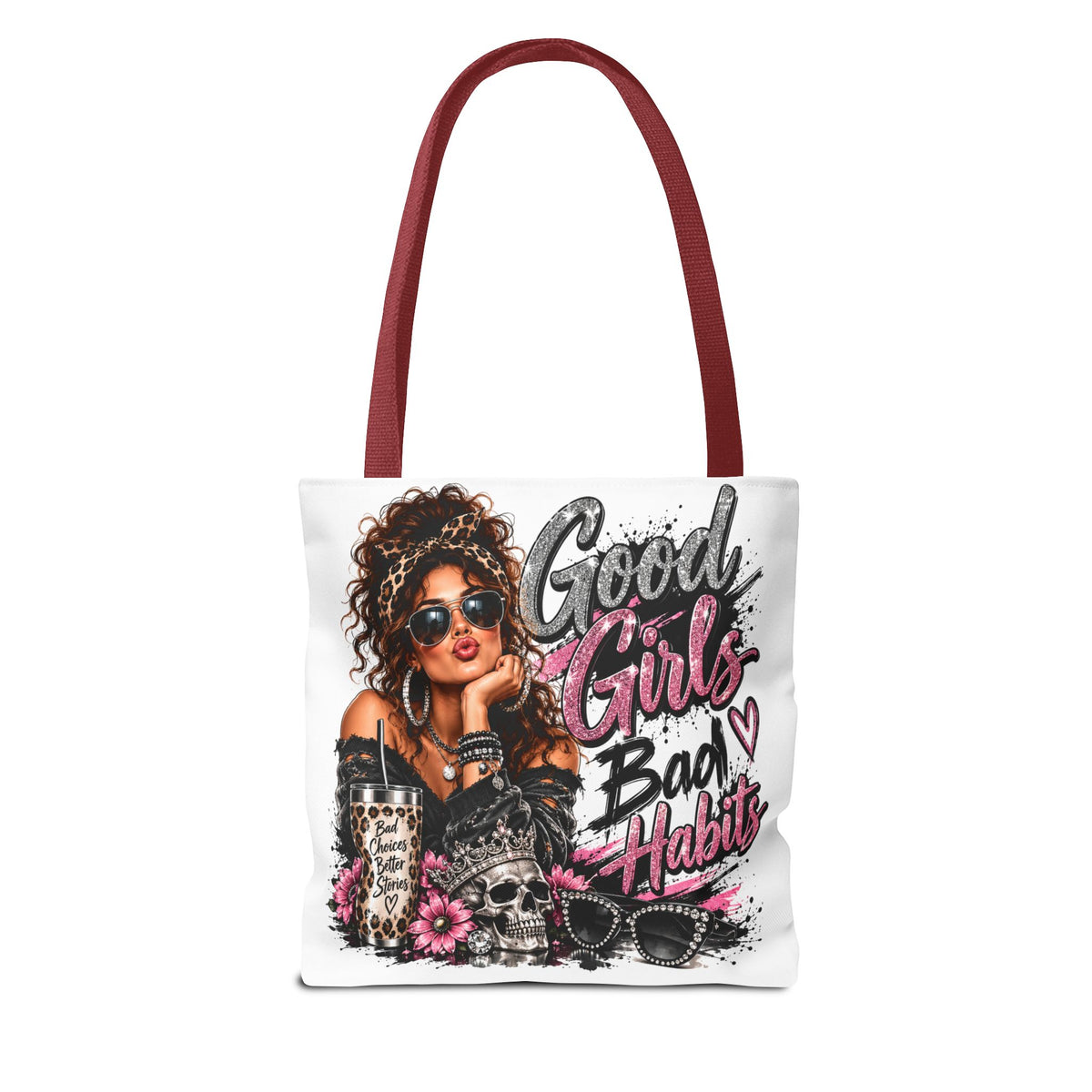 Good Girls Bad Habits Tote Bag — Fashionable Graphic Shopper