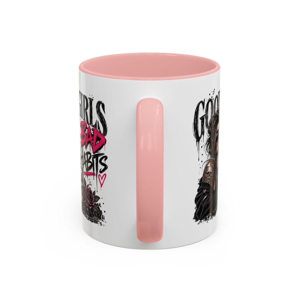 Good Girls Bad Habits Skull & Crown Mug