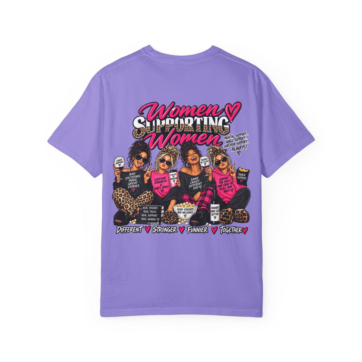 Women Supporting Women T-Shirt — Empowerment Graphic Tee (Breast Cancer Awareness)