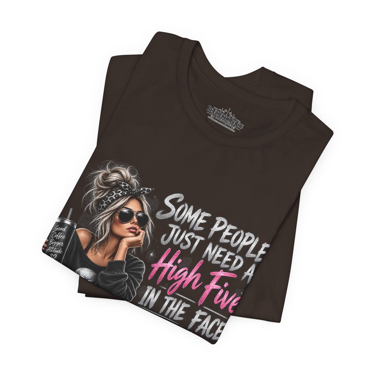 Some People Just Need a High Five in the Face with a Chair Graphic T-Shirt