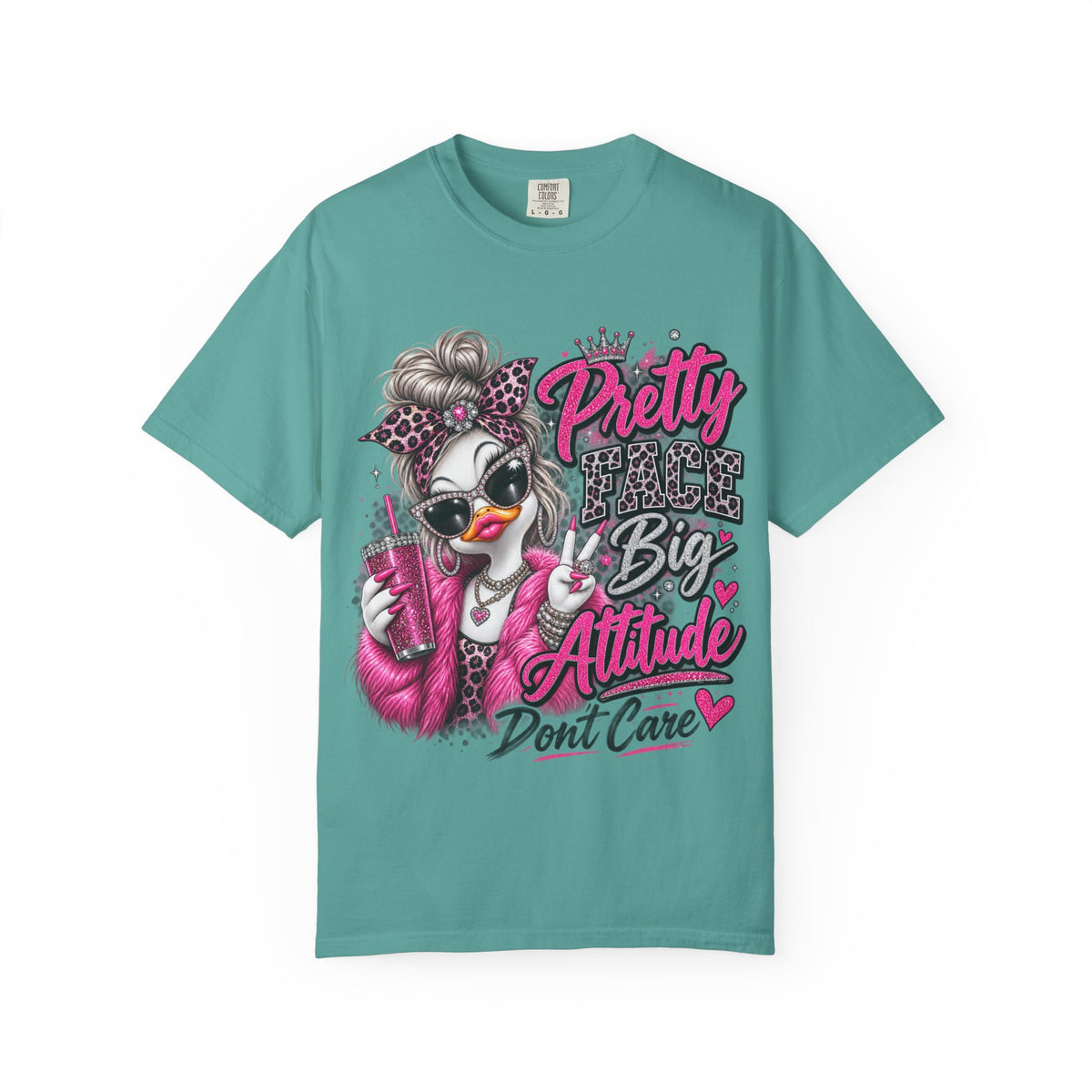 Pretty Big Attitude T‑Shirt — Cute Sassy Graphic Tee