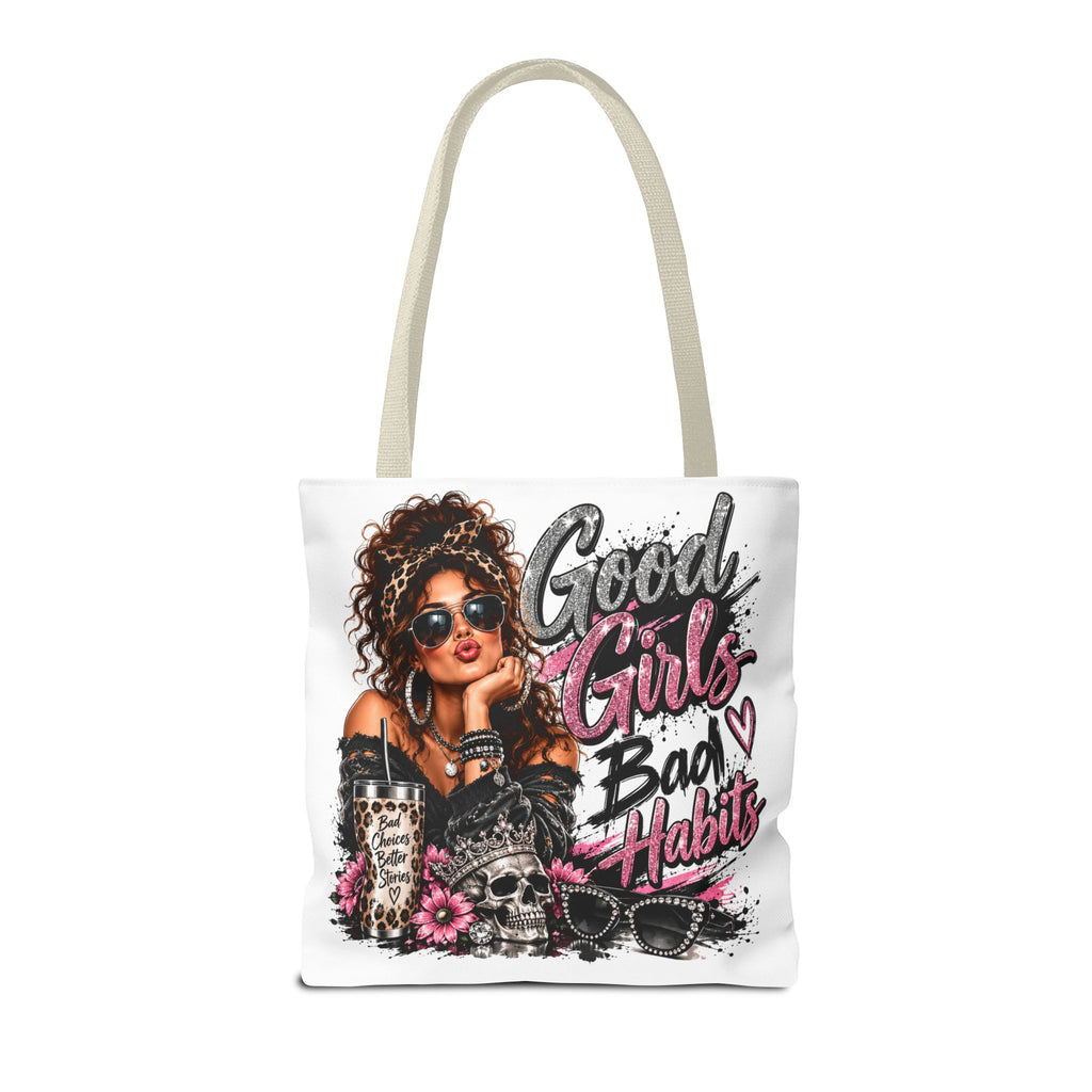 Good Girls Bad Habits Tote Bag — Fashionable Graphic Shopper