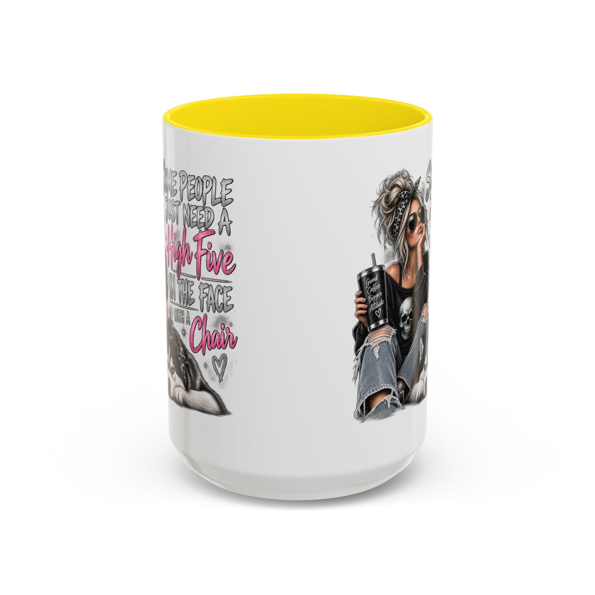 “Some People Just Need a High Five” Mug
