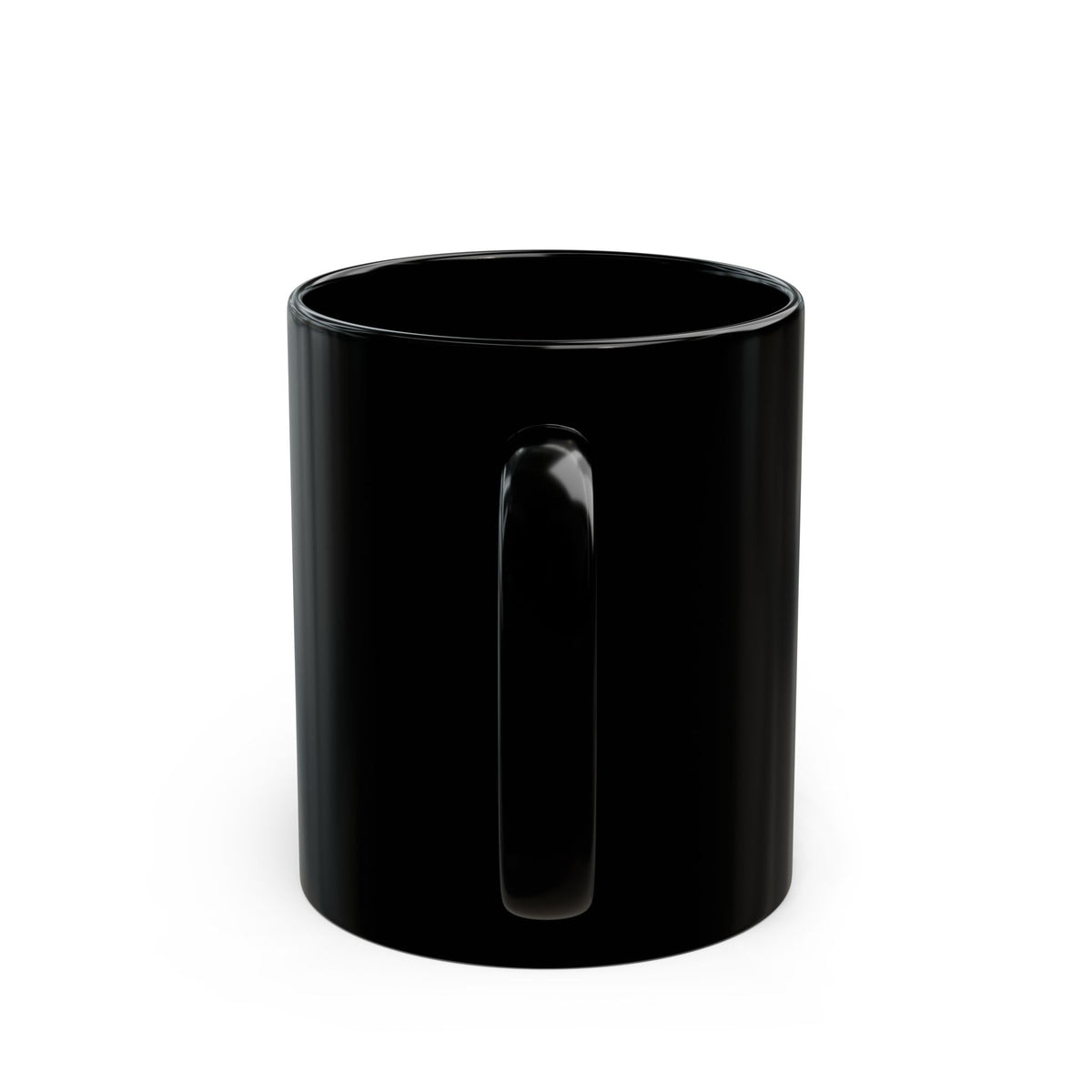 Skull & American Flag Black Mug — Gothic Biker Coffee Cup (11oz/15oz)