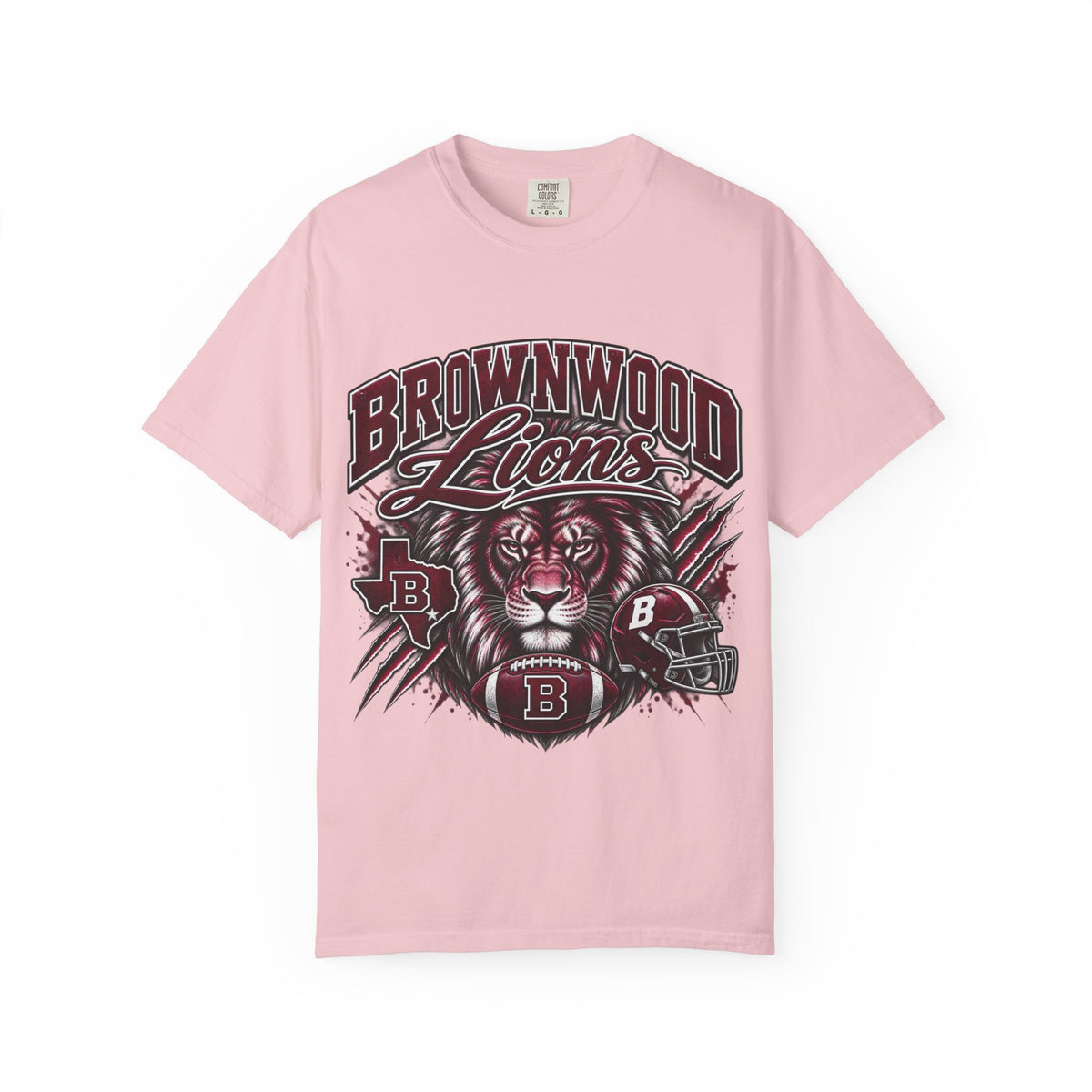Brownwood Lions T‑Shirt — Football Lion Team Tee