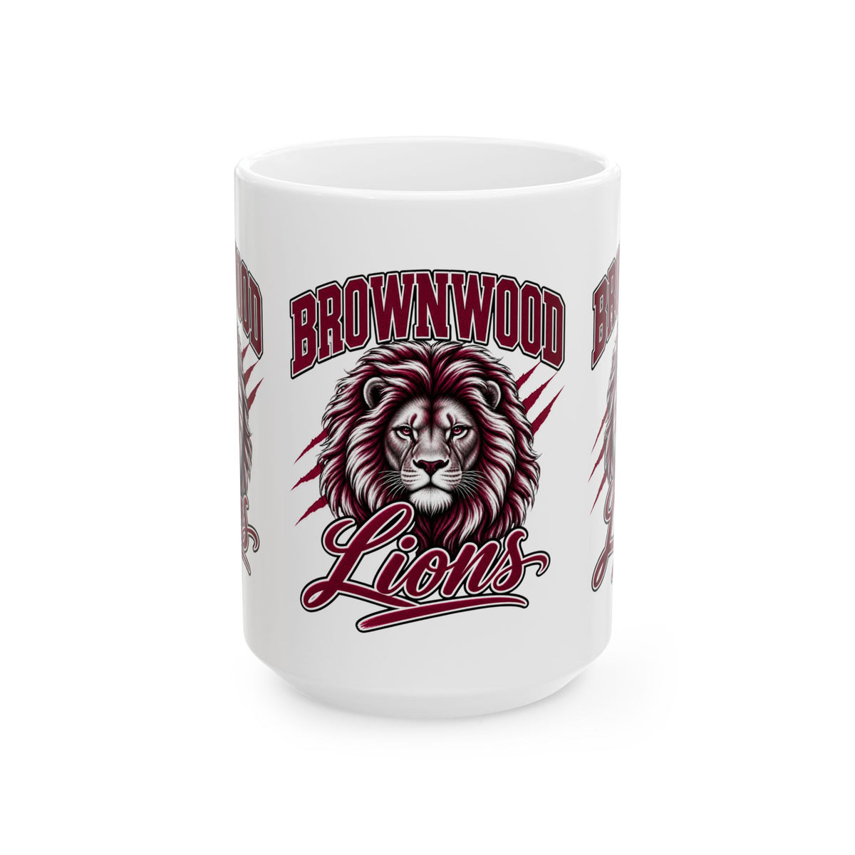 Brownwood Lions Lion Mascot Mug