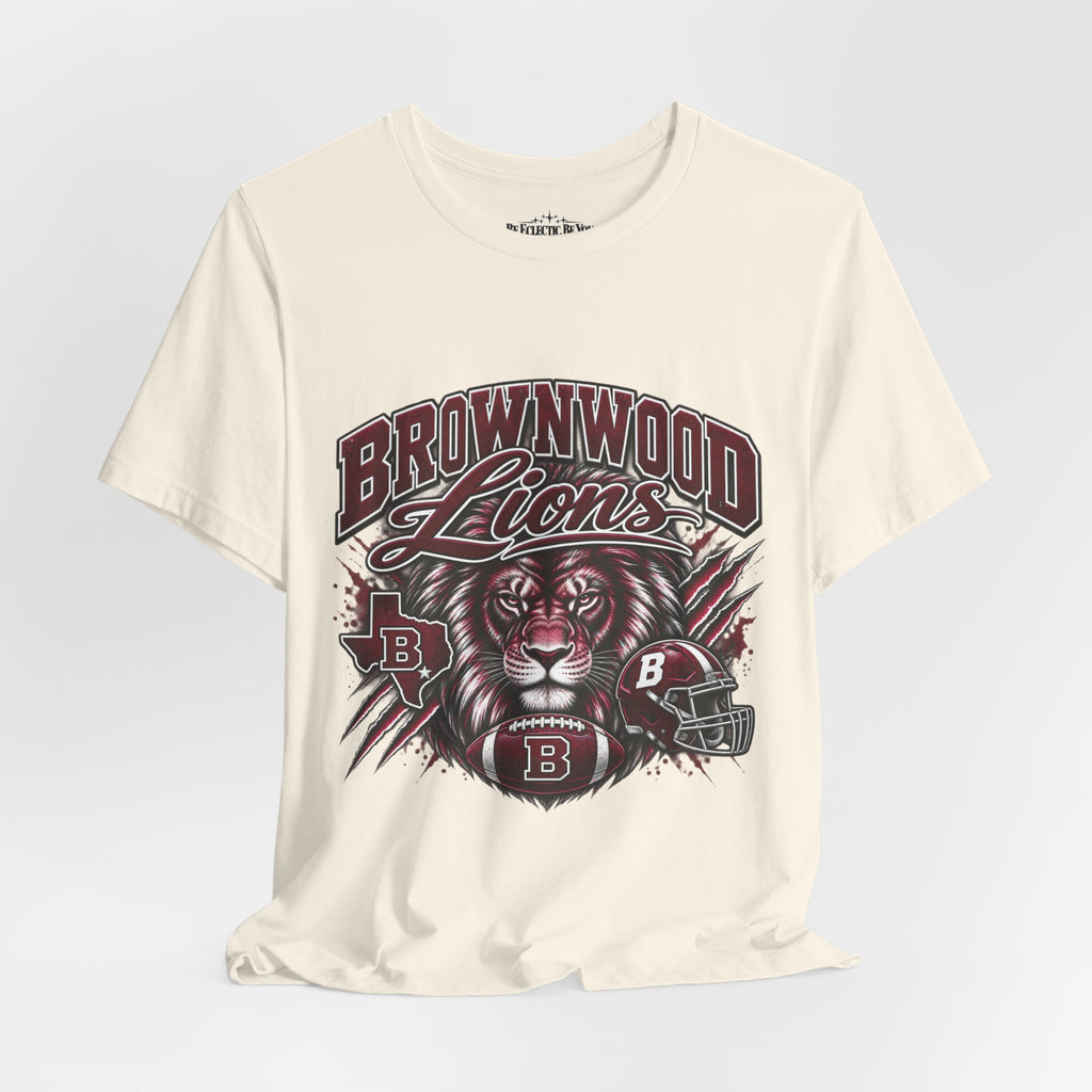 Brownwood Lions Mascot Jersey T-Shirt