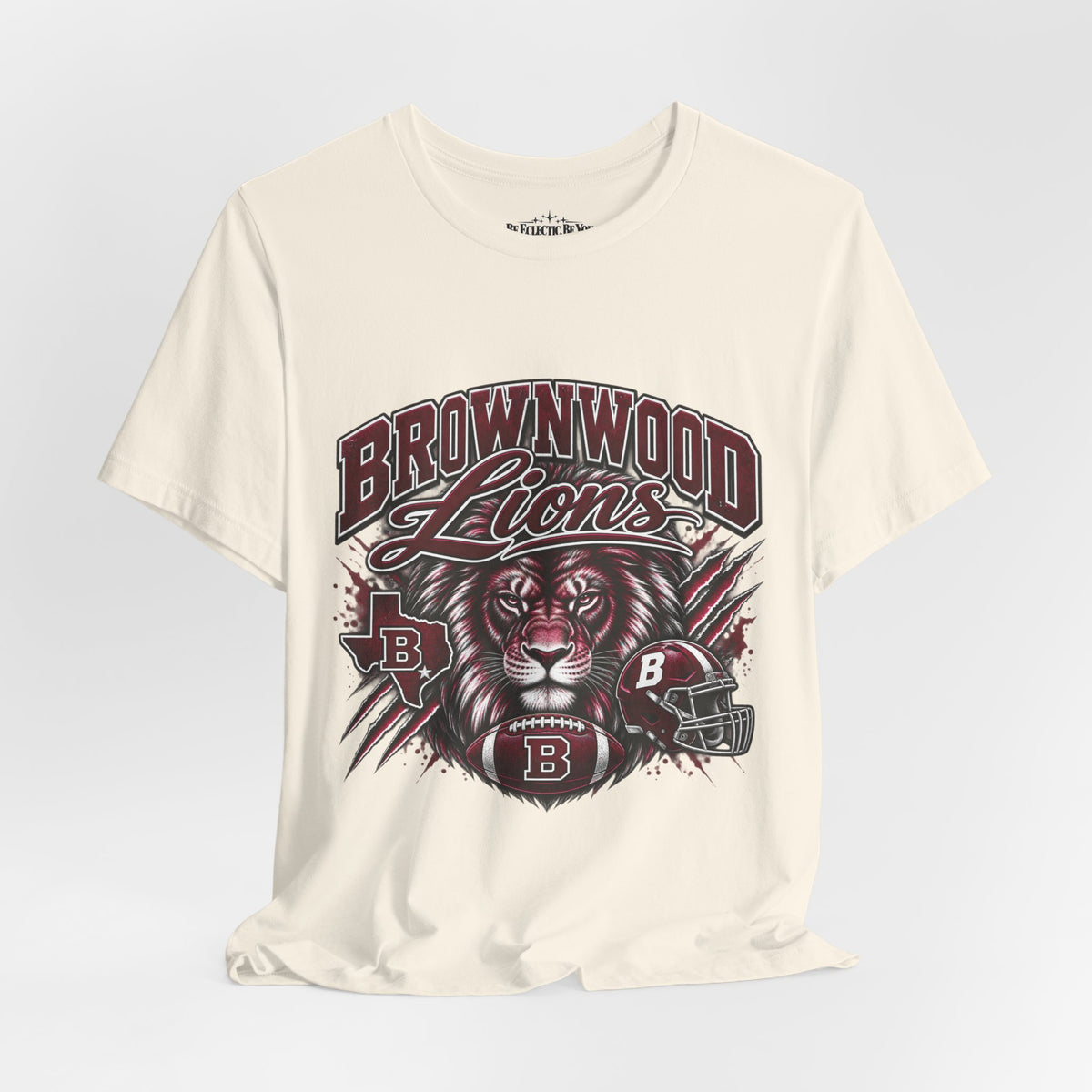 Brownwood Lions Mascot Jersey T-Shirt