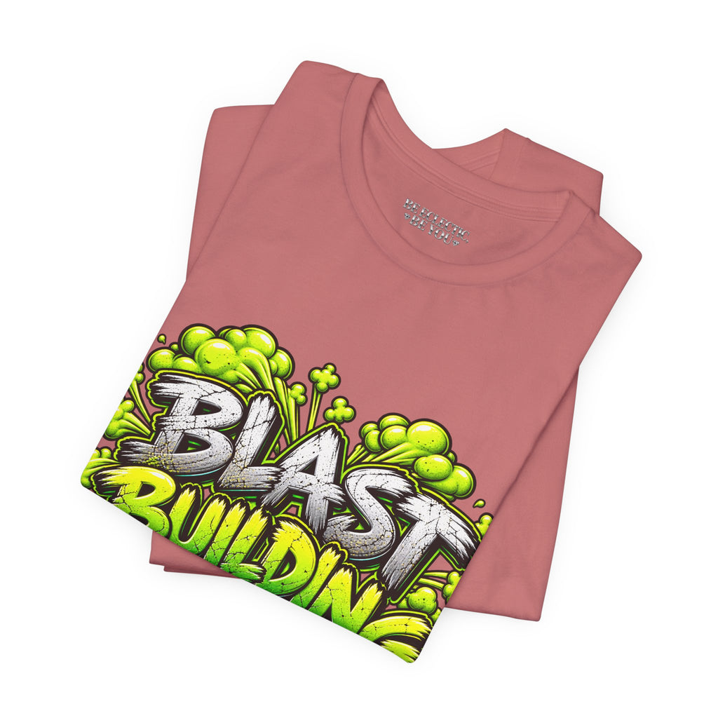 Blast Building Warning Zone Graphic Tee
