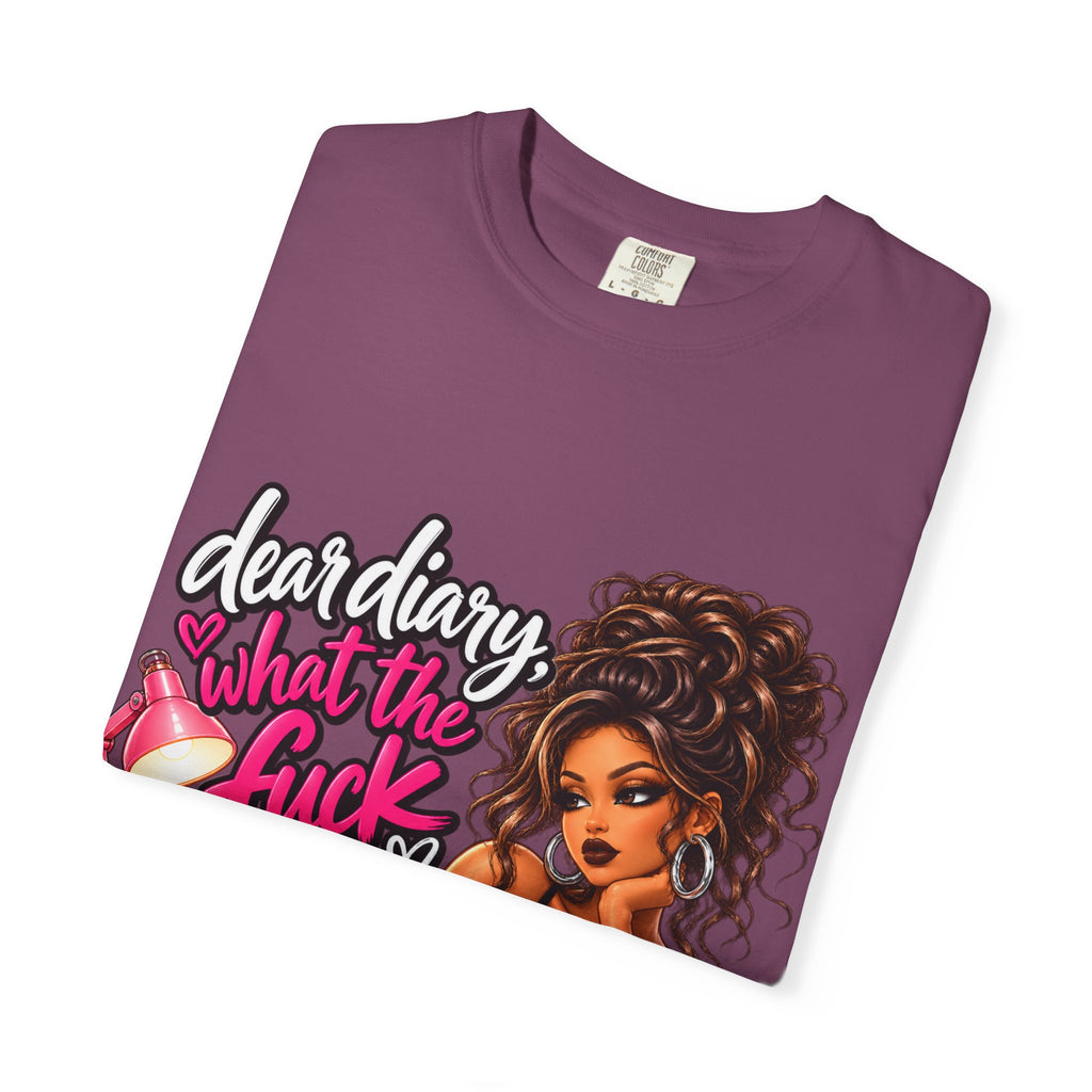 Diary Tee — “Dear Diary, What the F***” Graphic T-Shirt