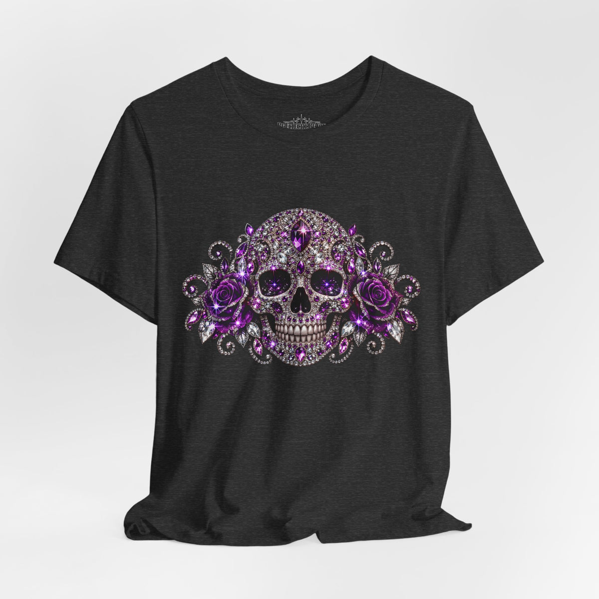 Gothic Purple Skull Tee