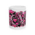 Romantic LOVE Heart Design Ceramic Mug