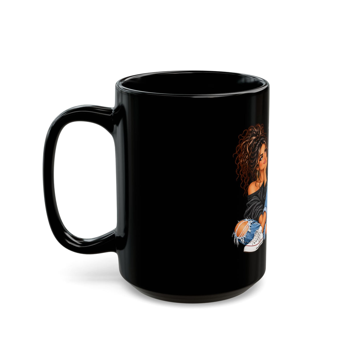 Black Mug — I Would Walk Through Fire For You But I’d Rather Have The Shoes For That Coffee Mug