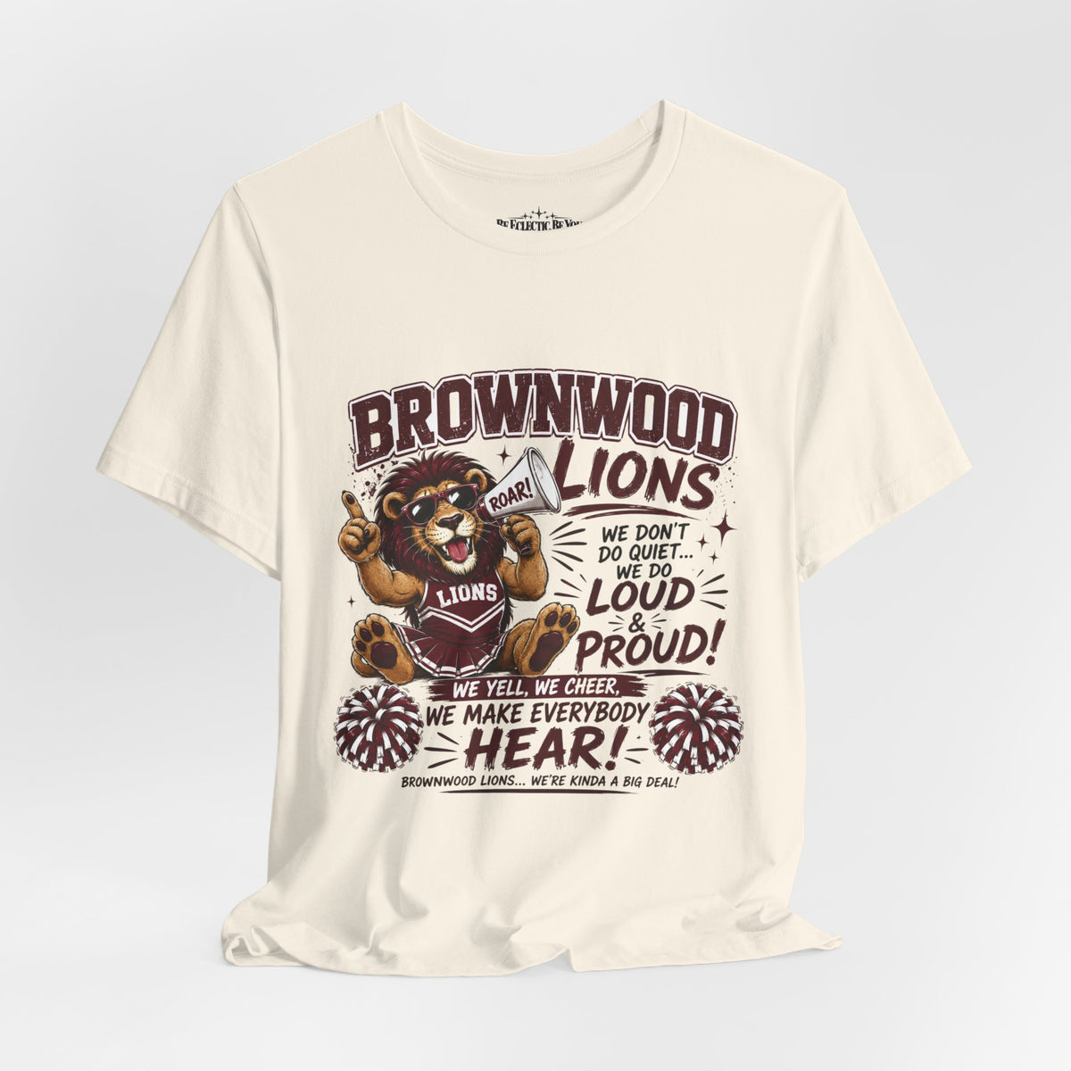 Brownwood Lions Team Spirit Cheer Jersey Tee