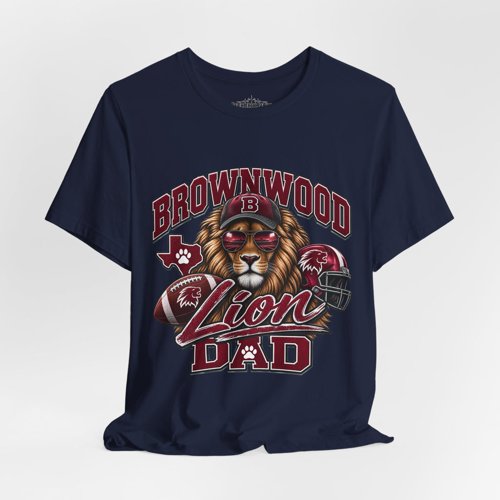 Brownwood Lion Dad Graphic T-Shirt