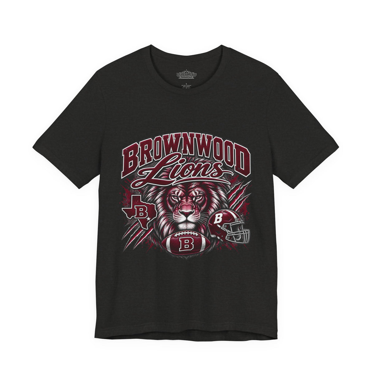 Brownwood Lions Mascot Jersey T-Shirt
