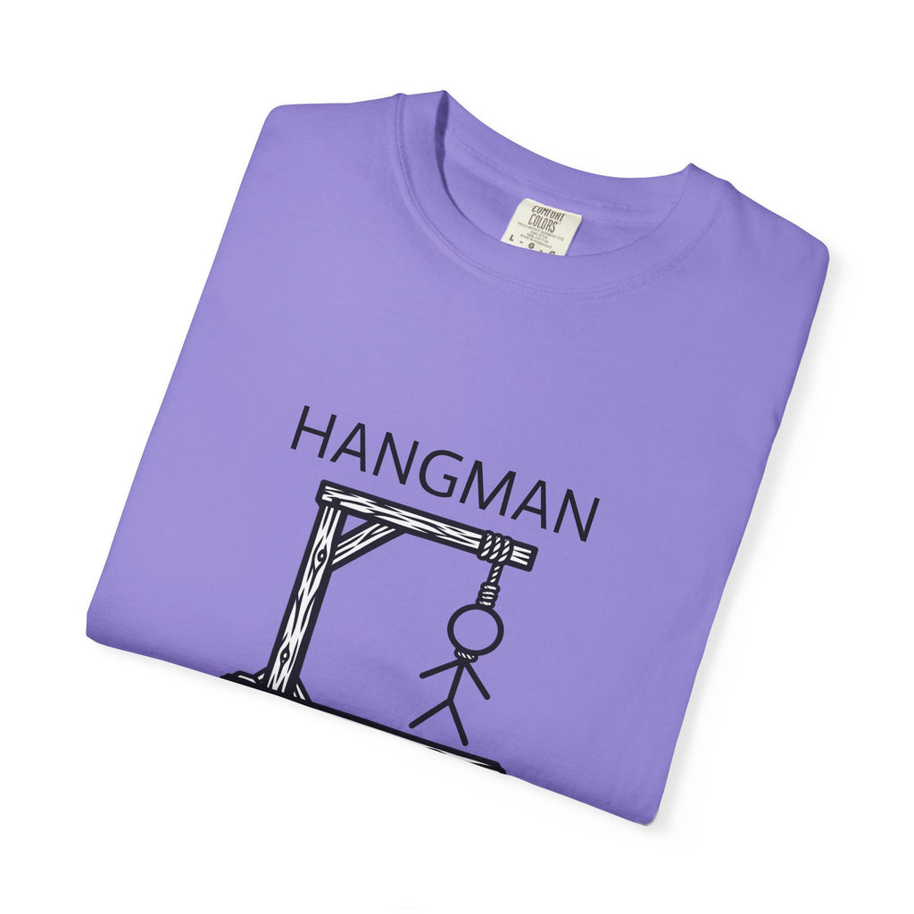 Hangman Game Unisex Garment-Dyed T-shirt