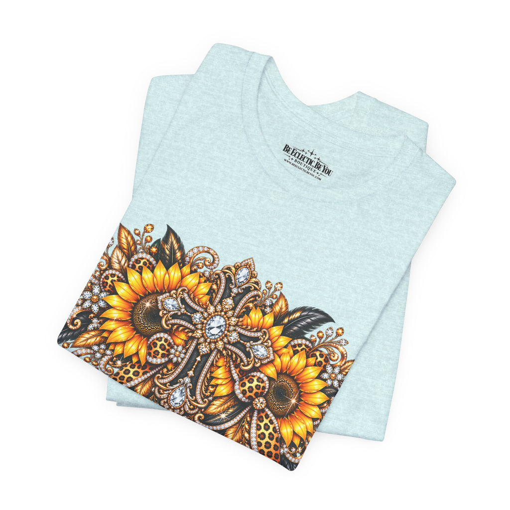 Ornate Sunflower Mandala Tee