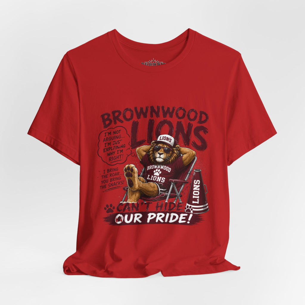 Brownwood Lions Can’t Hide Our Pride Graphic T-Shirt