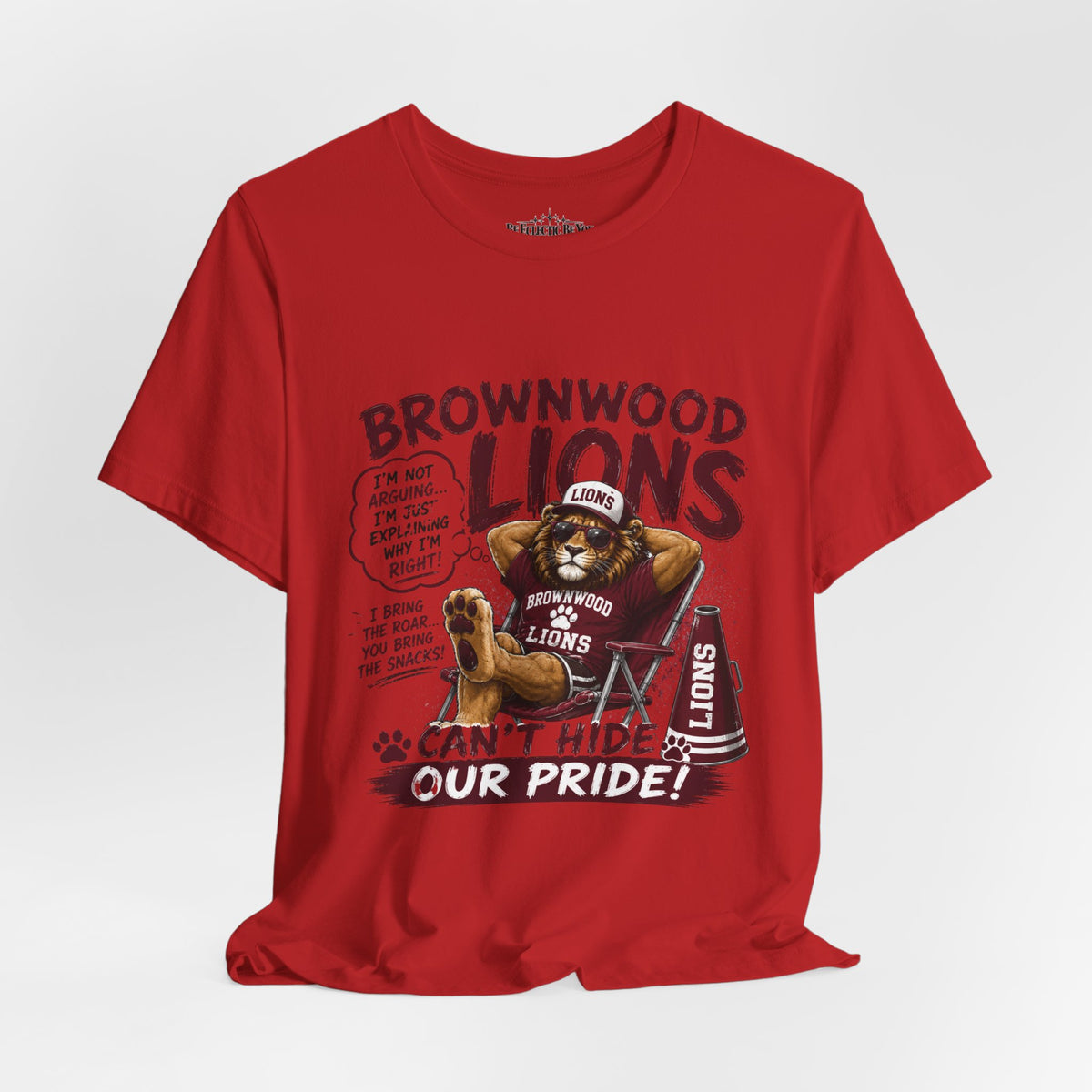 Brownwood Lions Can’t Hide Our Pride Graphic T-Shirt