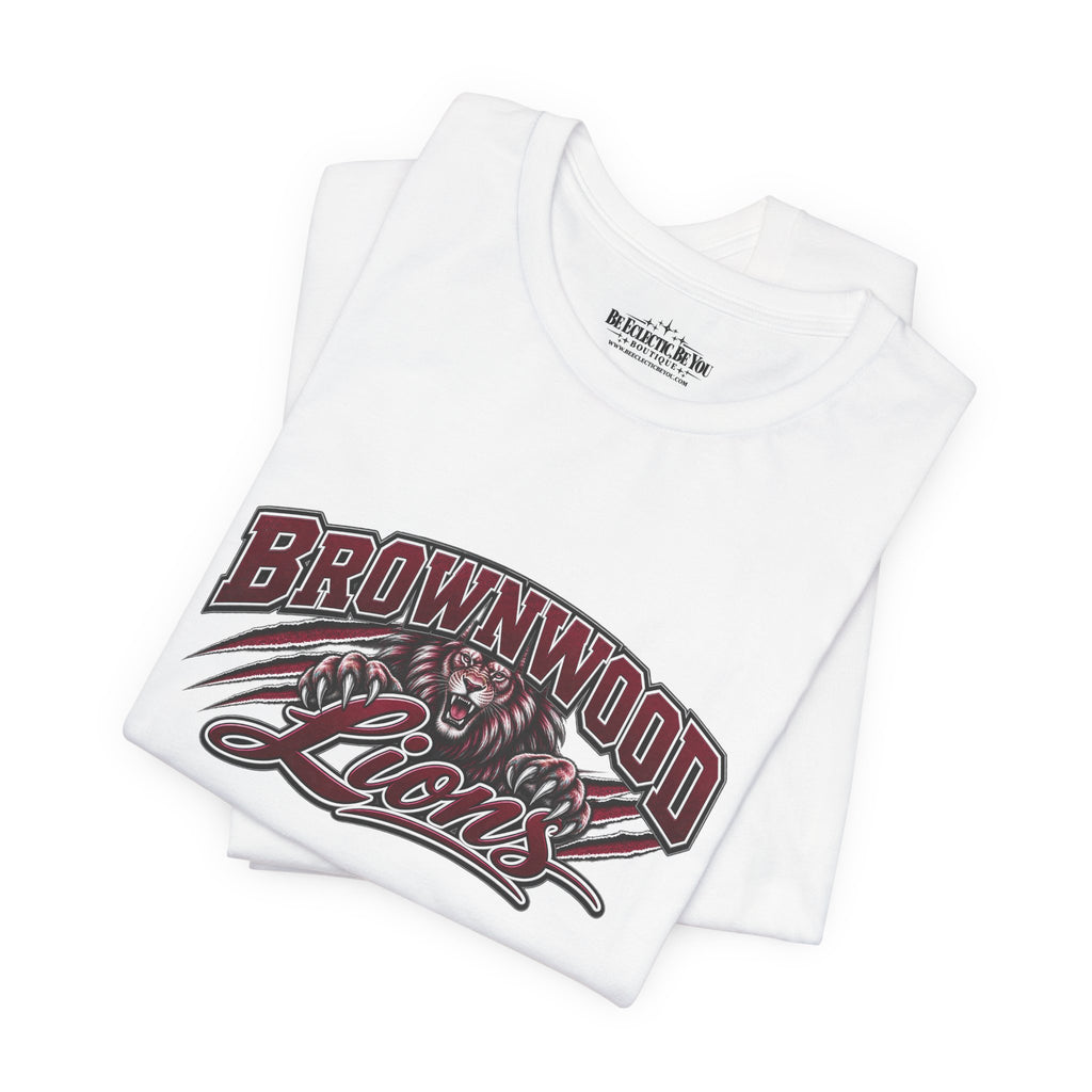 Brownwood Lions Vintage School Graphic T-Shirt