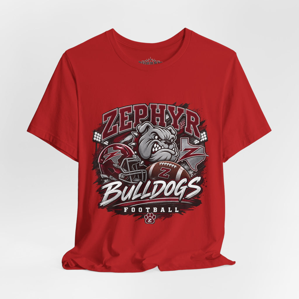 Zephyr Bulldogs Football Graphic Tee