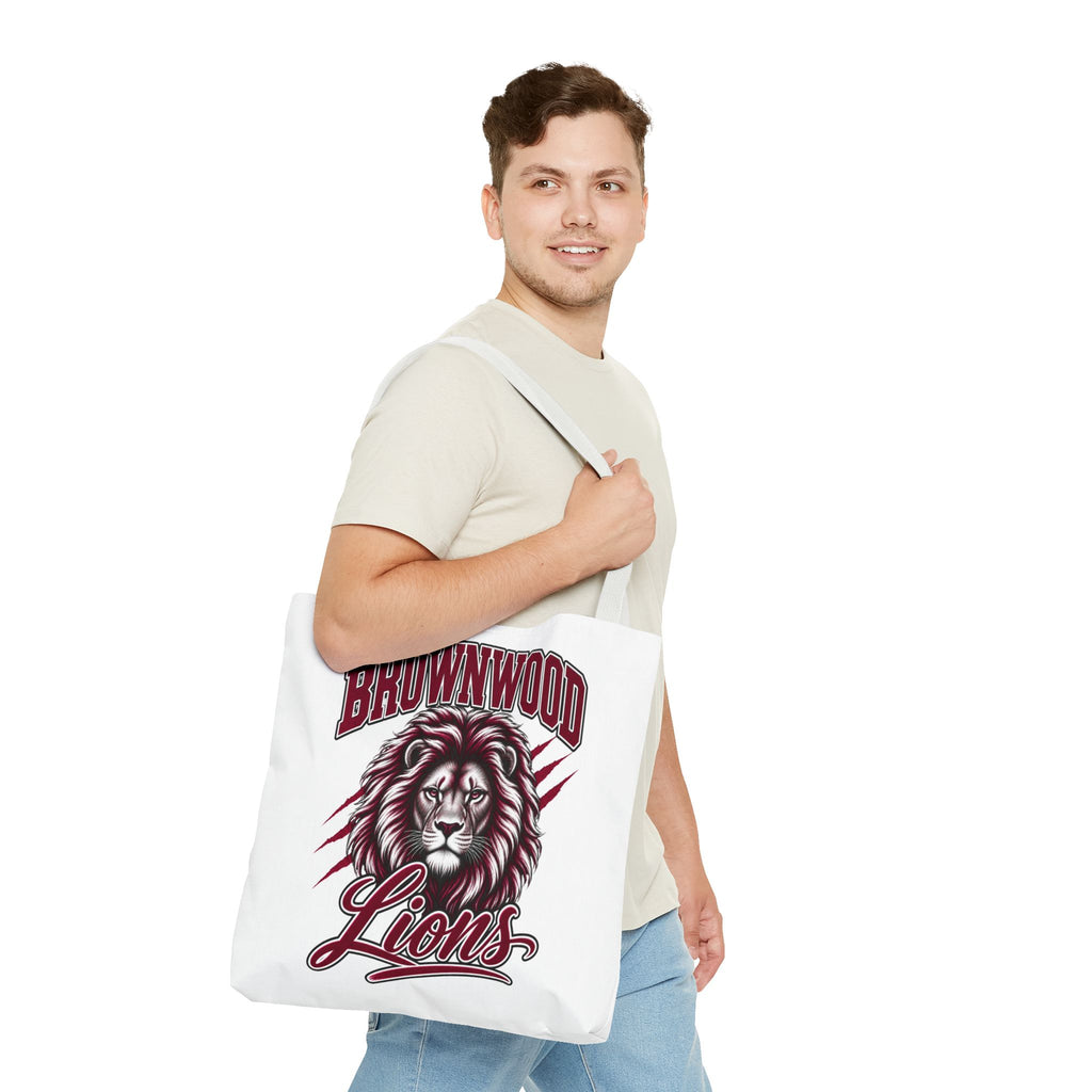 Brownwood Lions Tote Bag – School Mascot Lion Shopper