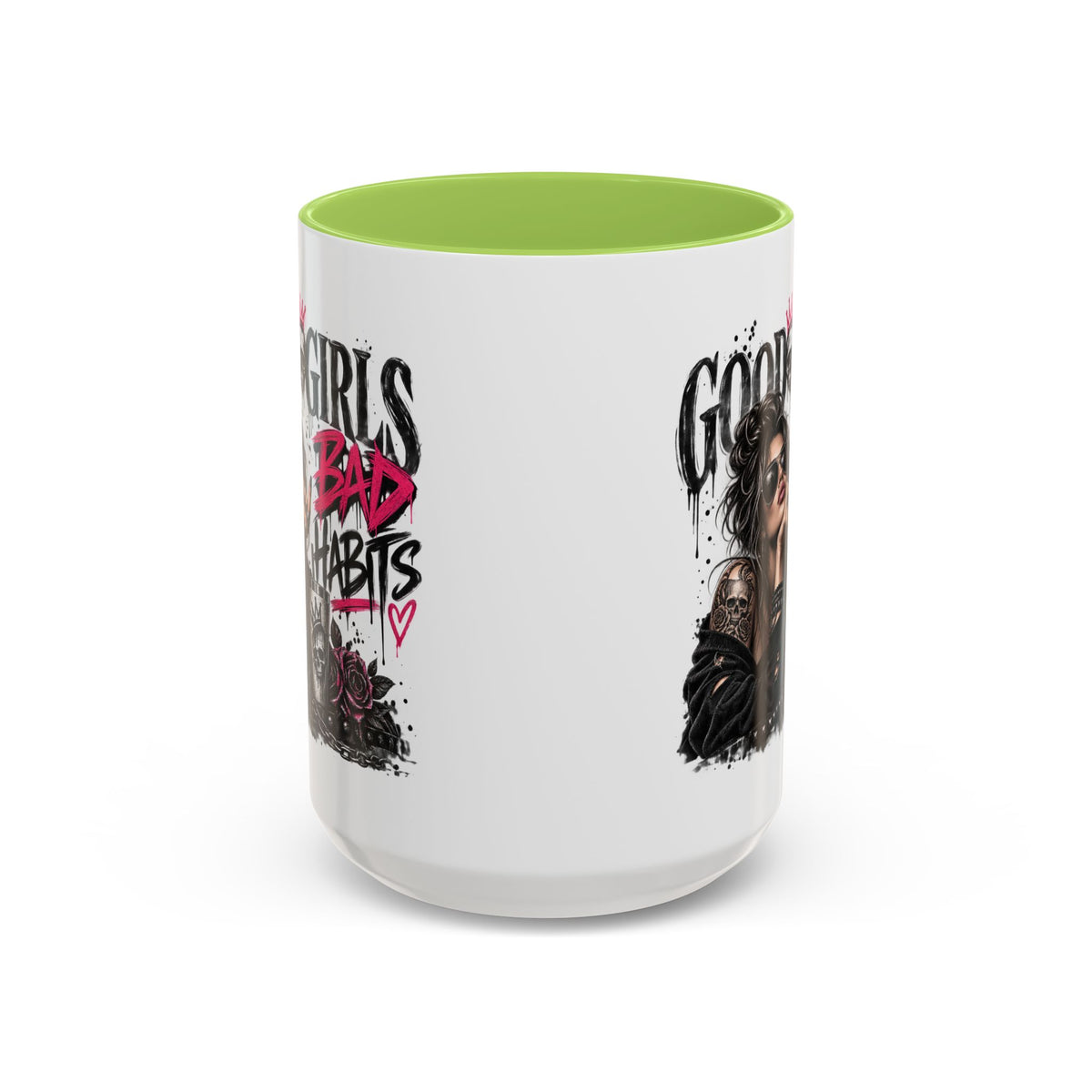 Good Girls Bad Habits Skull & Crown Mug