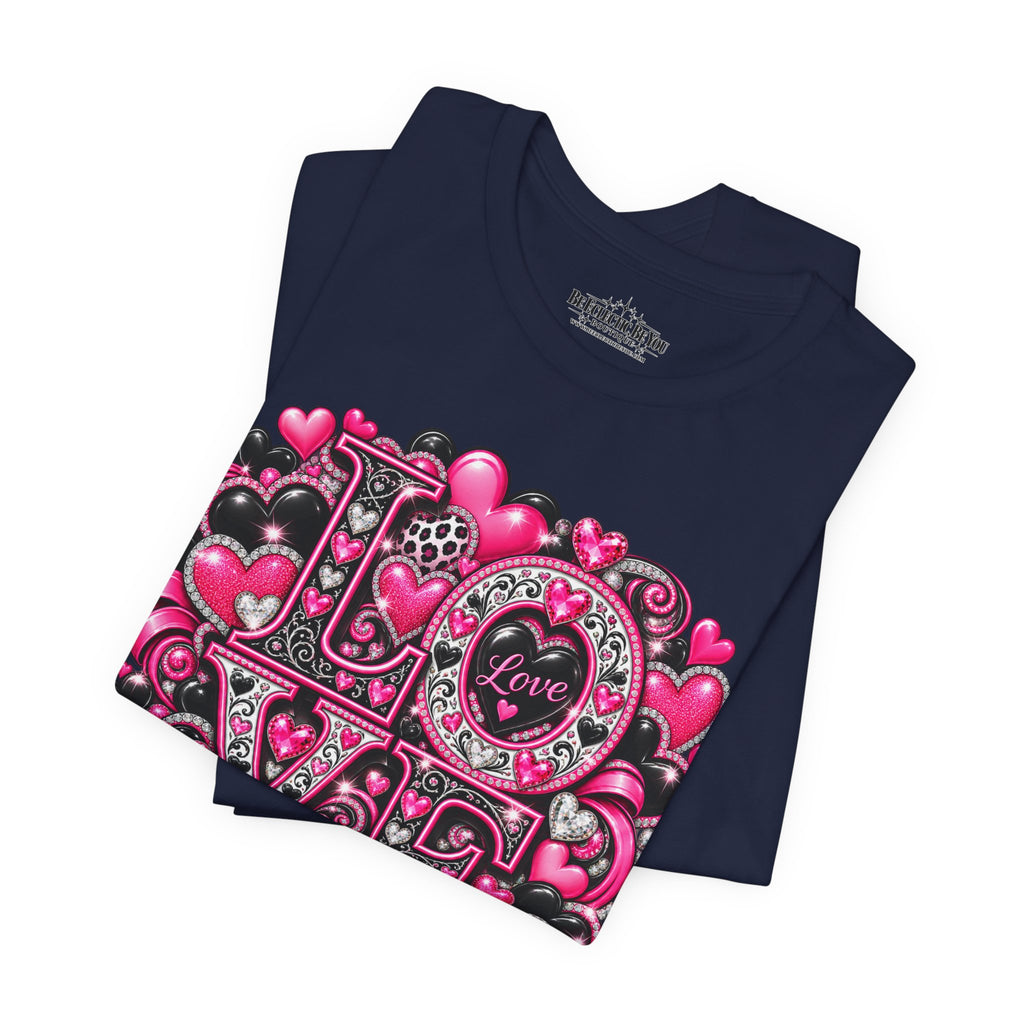 Love Heart Graphic T-Shirt – Romantic Valentine’s Day Tee